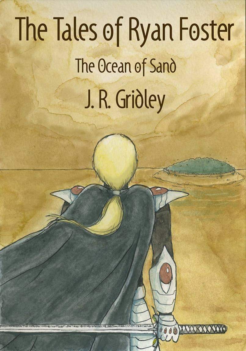 Original watercolor cover for The Tales of Ryan Foster: The Ocean of Sand